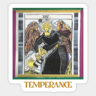 Temperance Tarot Card Design Sticker